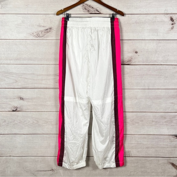 FP Movement Free People End Zone Track Pants Pink White Striped Sz M - Picture 4 of 11